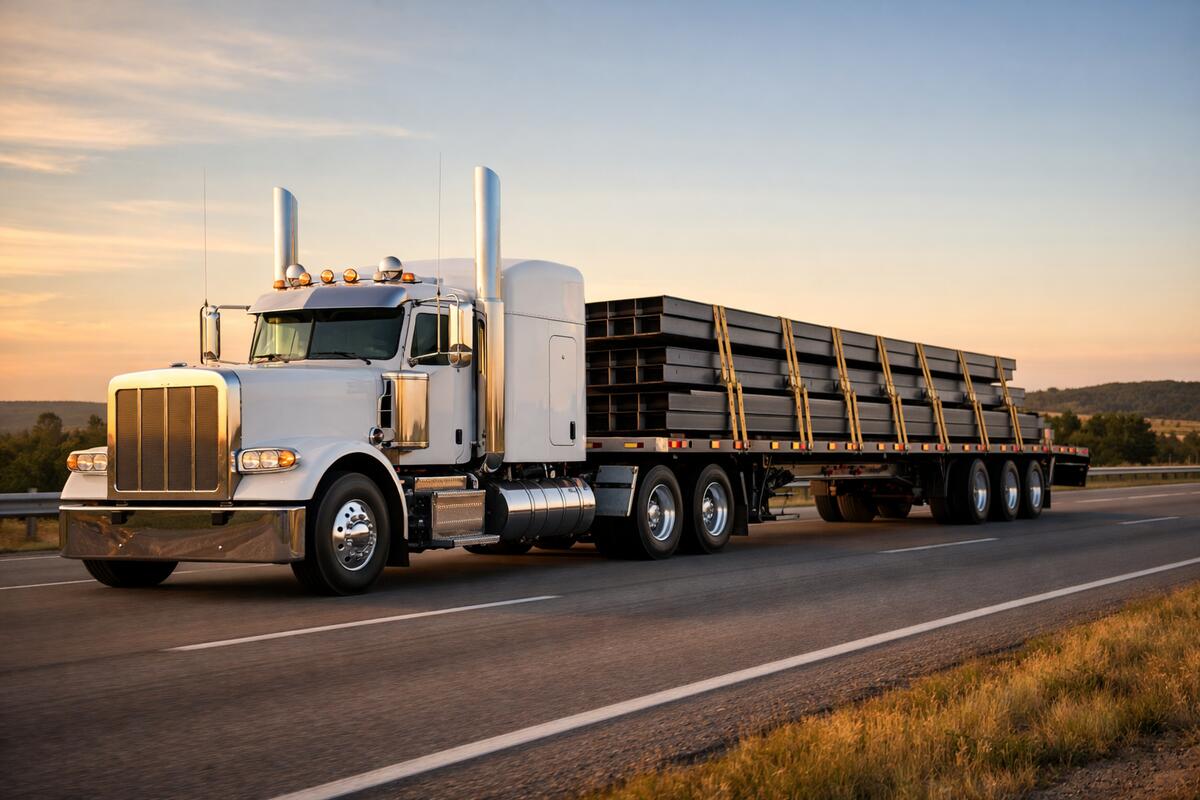 Flatbed truck